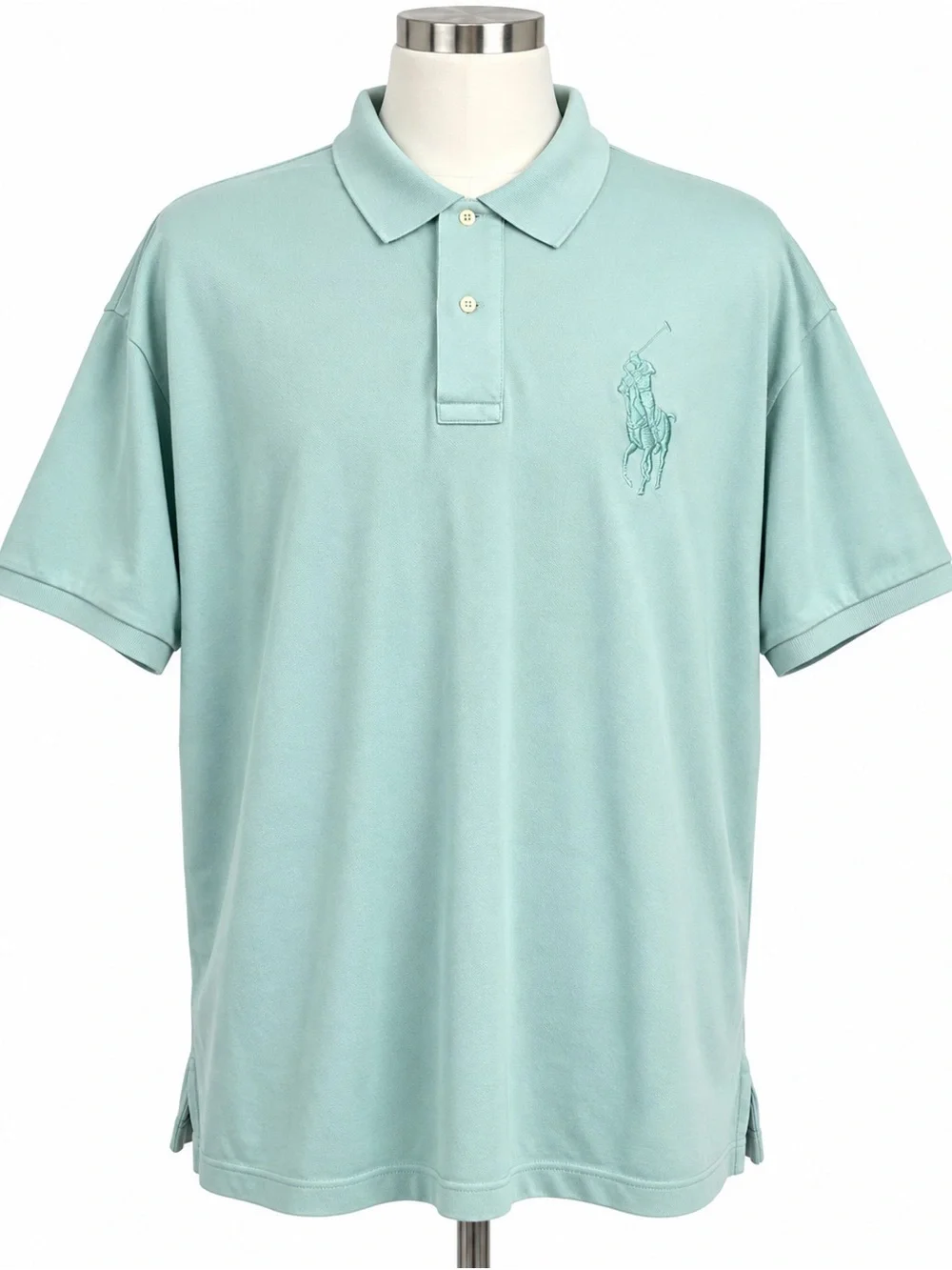 Polo Ralph Lauren Men’s 2XB Big Pony Polo Shirt Mint Green Short Sleeve